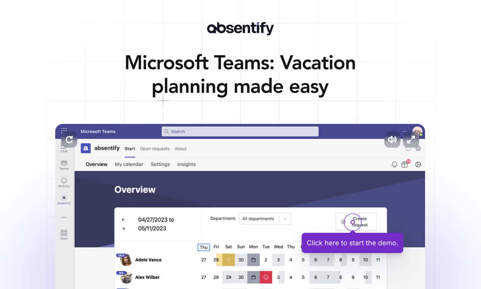 Microsoft Teams : la planification des congés simplifiée
