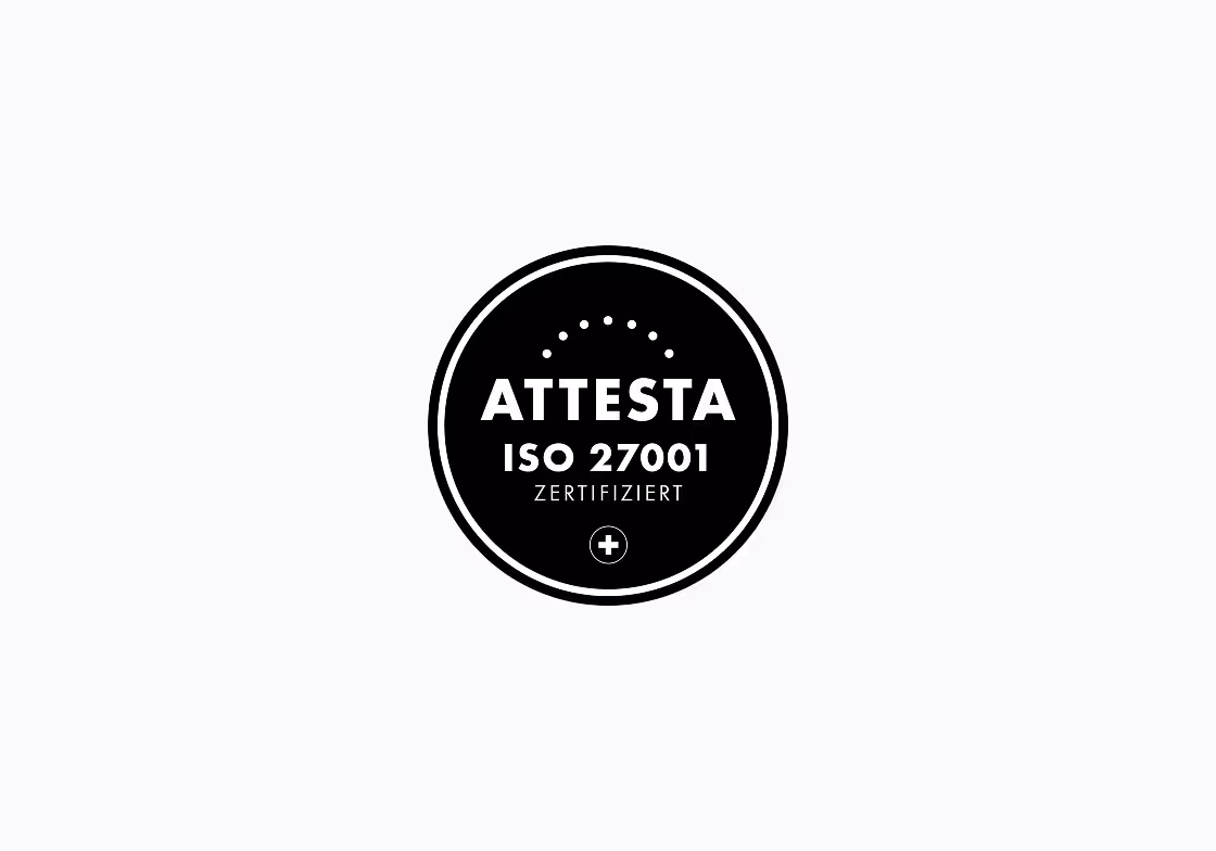 ISO 27001 certified - security at enterprise level